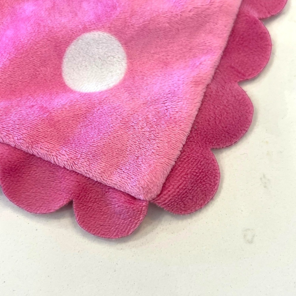 Disney Babies Pink Polka Dot Butterfly Hearts Blanket Lovey Minnie Mouse - Picture 7 of 16